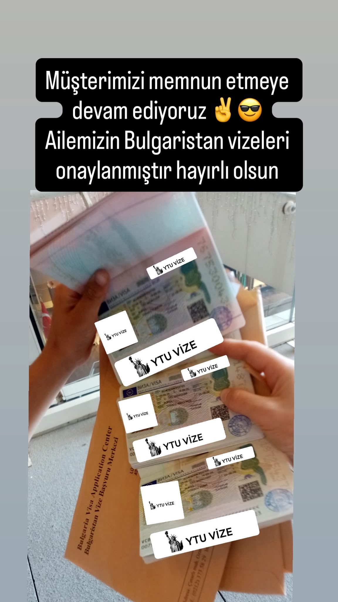 Vizesi Onaylanan Danışanımız